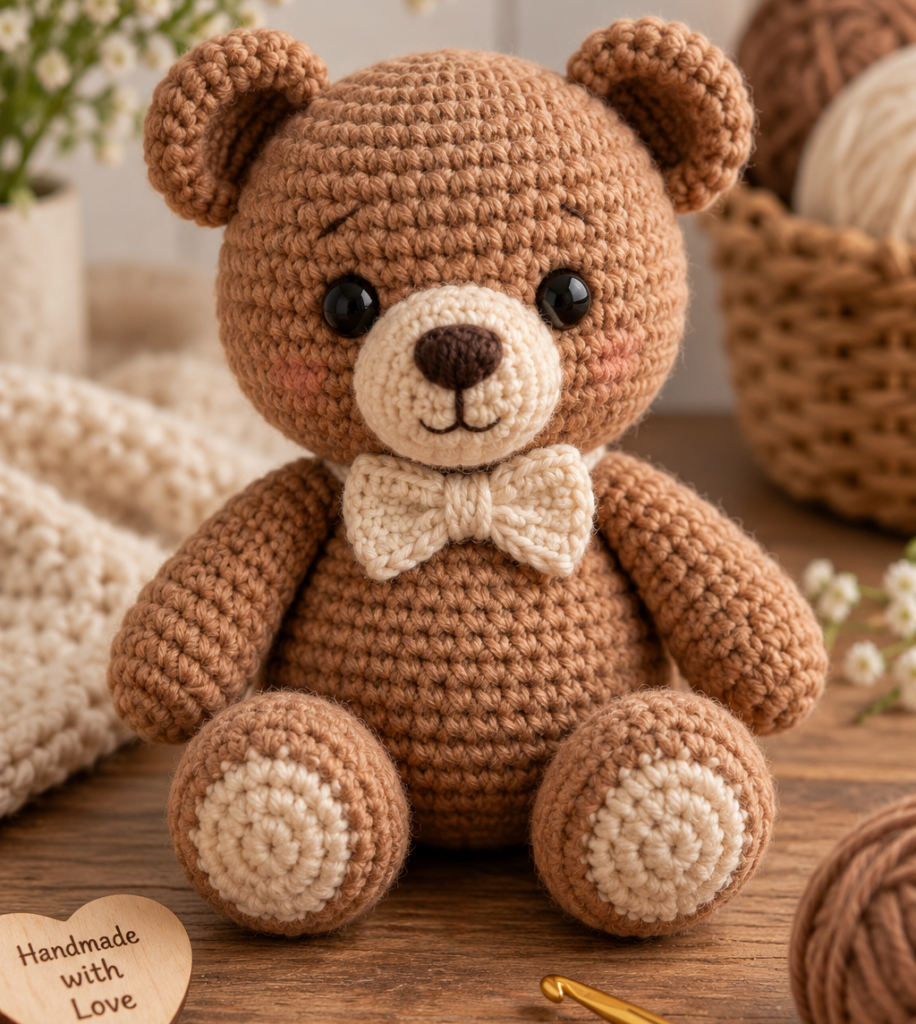 Crochet Teddy Bear – Cute Easy Crochet Tutorial