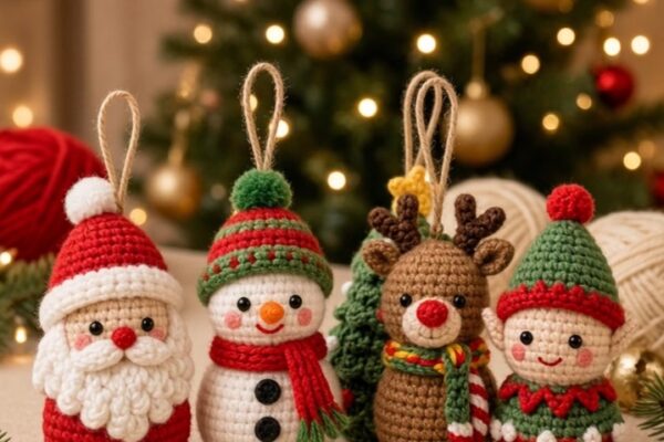 Crochet Christmas Ornaments β Easy Step-by-Step Tutorial